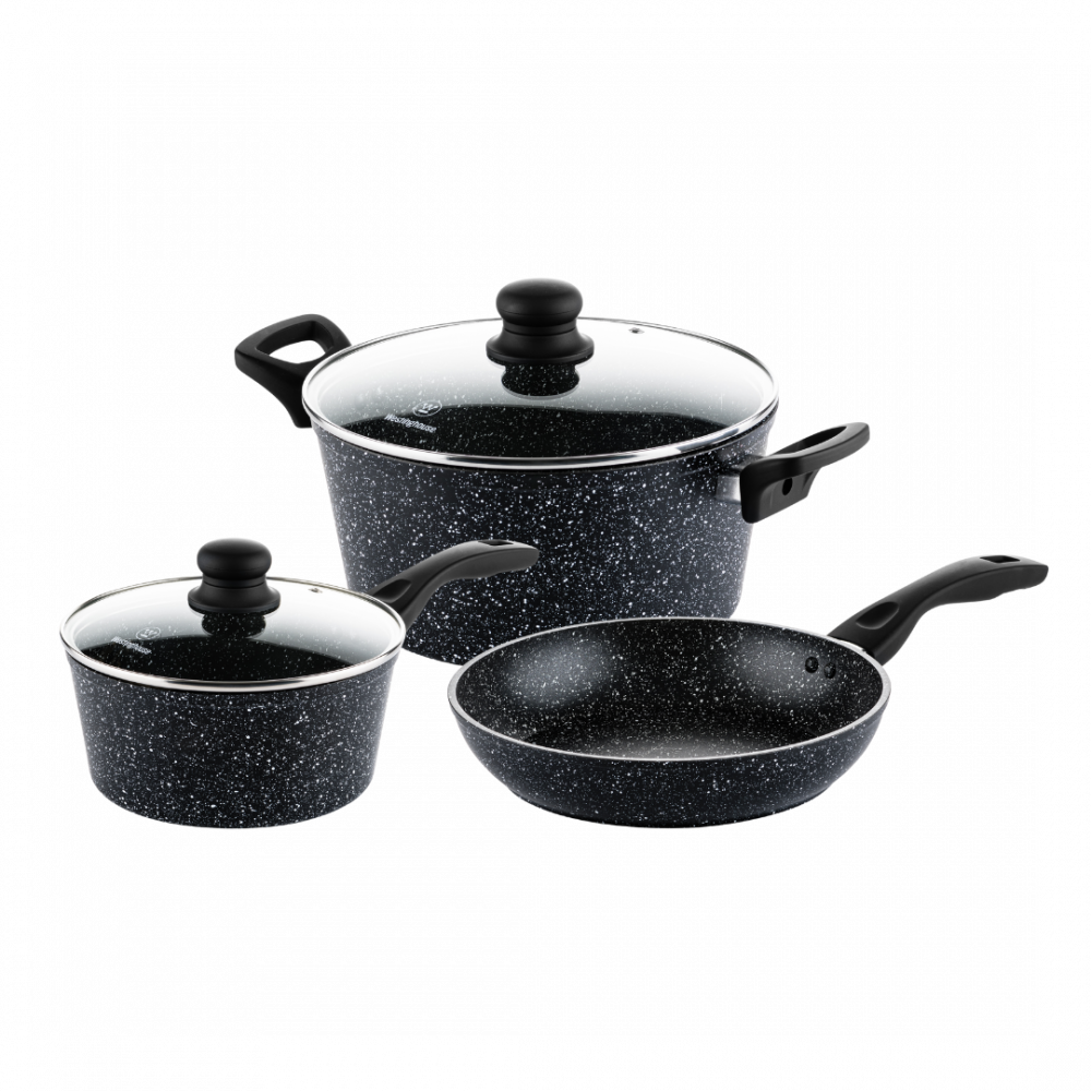 Westinghouse 5 Piece Cookware Set (Lid is counted as 1 piece)
